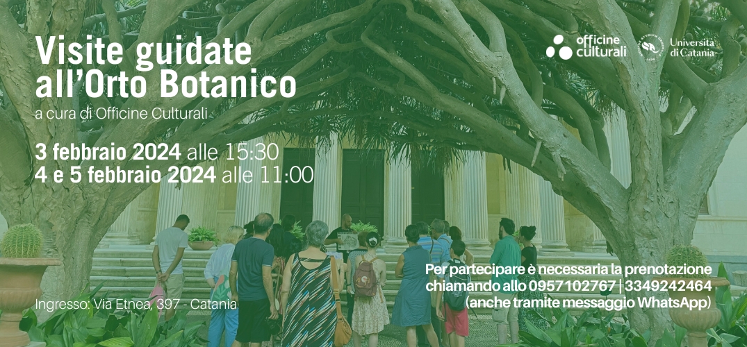 Le visite all’Orto Botanico durante le festività agatine