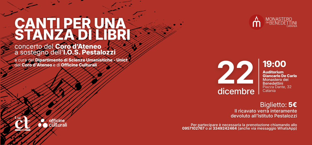 Canti per una stanza di libri