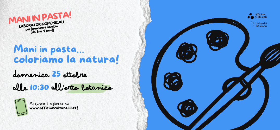 Mani in pasta… coloriamo con la natura!