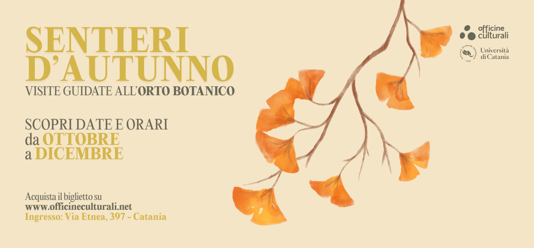 Sentieri d’autunno: visite guidate all’Orto Botanico